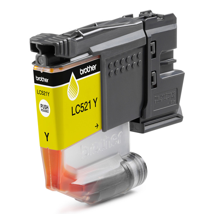 Brother CARTOUCHE D'ENCRE LC521Y - JAUNE