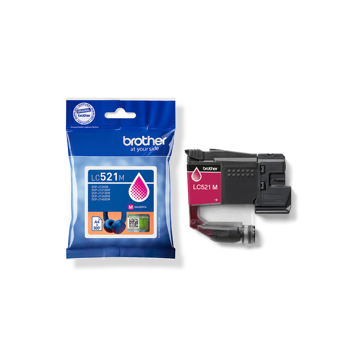 Brother CARTOUCHE D'ENCRE LC521M - MAGENTA