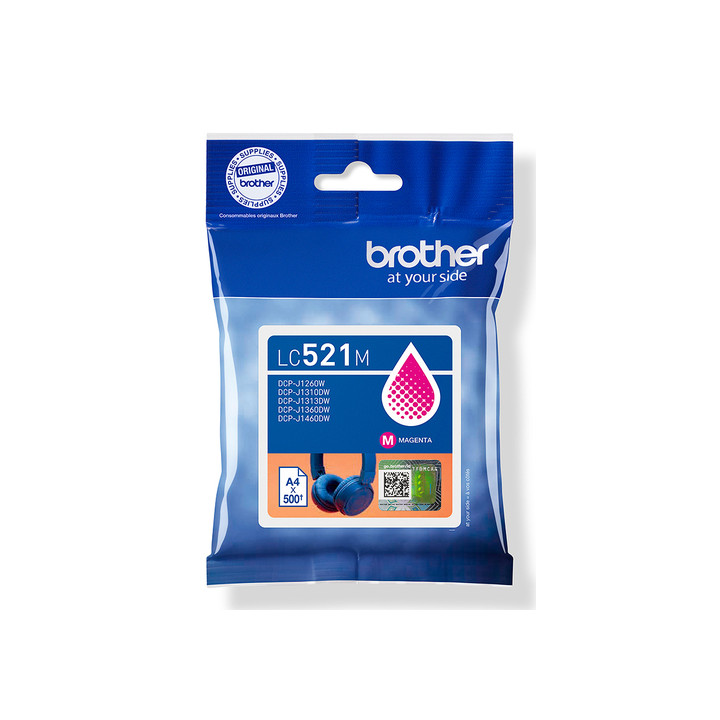 Brother CARTOUCHE D'ENCRE LC521M - MAGENTA