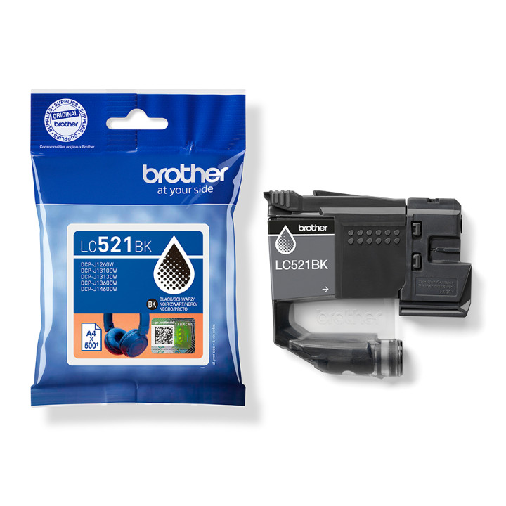 Brother CARTOUCHE D'ENCRE LC521BK - NOIR