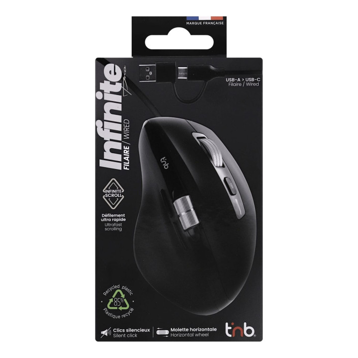 T'nB INFINITEPRO - FILAIRE - NOIR