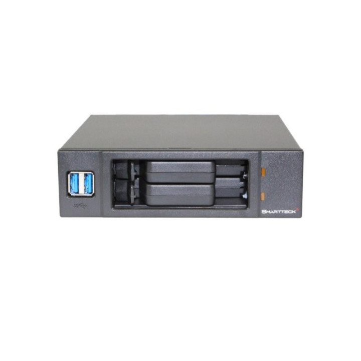 SMARTTECK RACK AMOVIBLE 5.25 POUR DD/SSD 2.5 SATA 