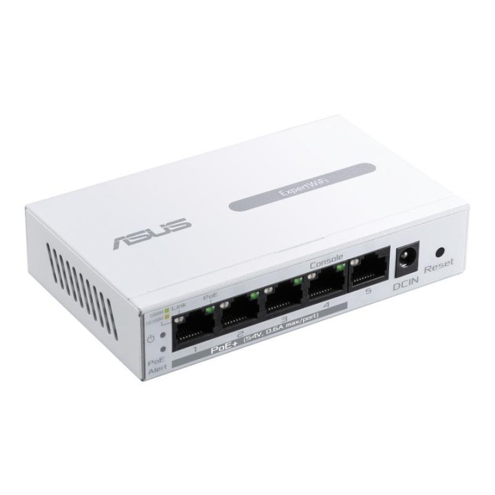 ASUS EXPERTWIFI EBP15 GERE GIGABIT ETHERNET (10/100/1000) CONNEXION ETHERNET. SUPPORTANT L'ALIMENTATION VIA CE PORT (POE) BLANC 