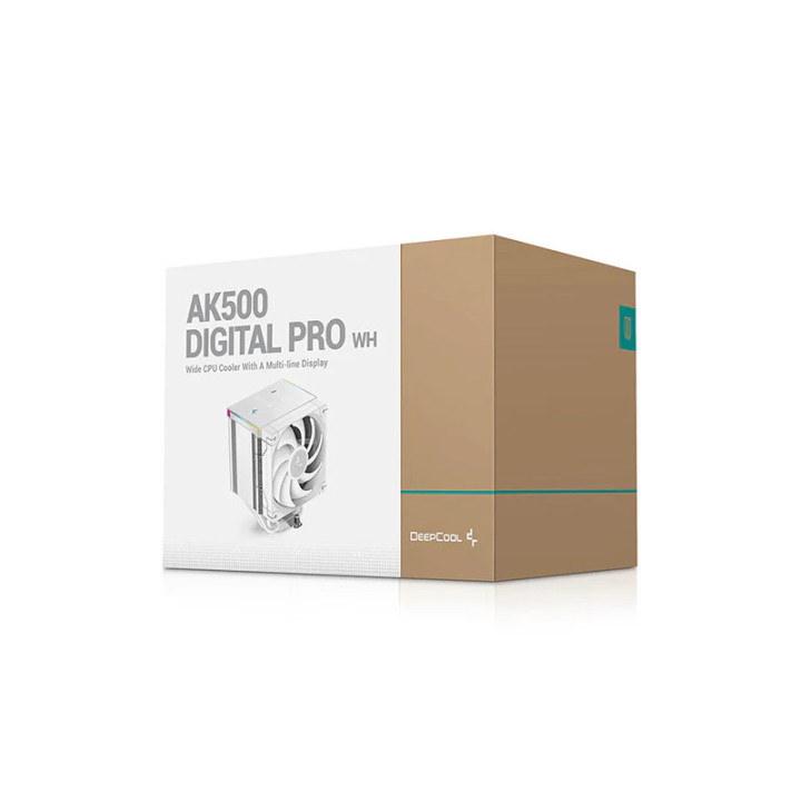 DEEPCOOL AK500 DIGITAL PRO WH PROCESSEUR REFROIDISSEUR D'AIR 12 CM BLANC 
