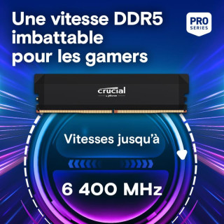 CRUCIAL PRO CP2K32G64C40U5B MODULE DE MEMOIRE 64 GO 2 X 32 GO DDR5 288-PIN DIMM 