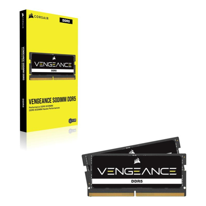 CORSAIR VENGEANCE CMSX16GX5M1A5200C44 MODULE DE MEMOIRE 16 GO 1 X 16 GO DDR5 262-PIN SO-DIMM 