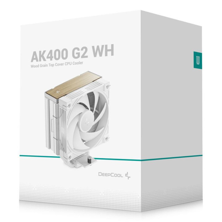DEEPCOOL AK400 G2 WH PROCESSEUR REFROIDISSEUR D'AIR 12 CM BLANC 1 PIECE(S) 