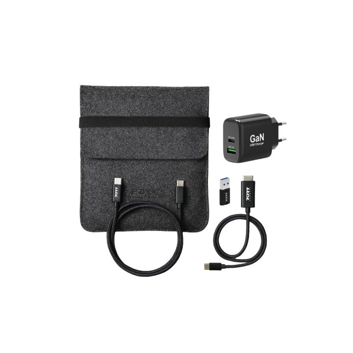 Port KIT CHARGEUR 65W 4 EN 1
