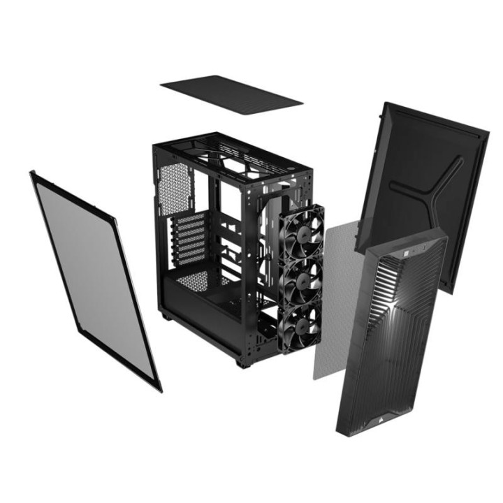 CORSAIR 3200D RS MID-TOWER PERFORMANCE CASE SMOKE 