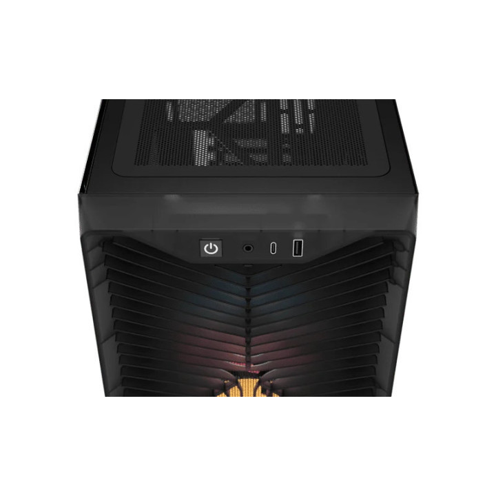 CORSAIR 3200D RS ARGB MID-TOWER PERFORMANCE CASE. SMOKE 