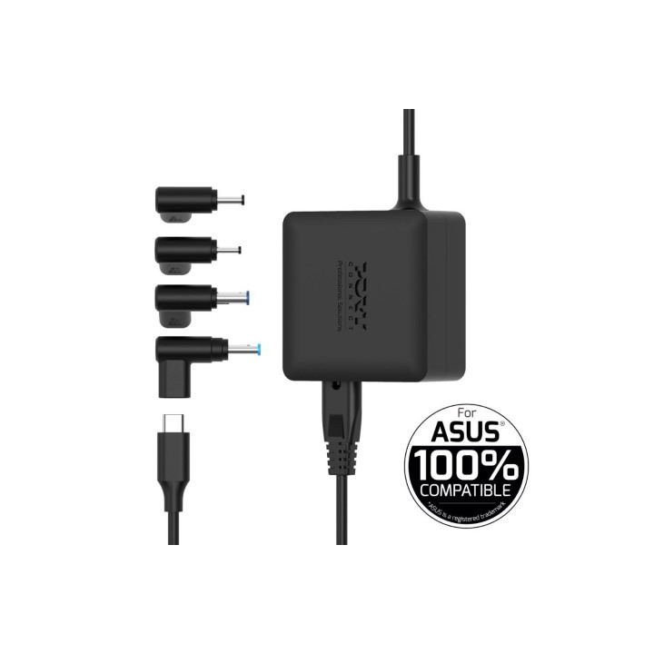 Port ALIMENTATION SECTEUR GAN 65W POUR ASUS-4EMBOUTS