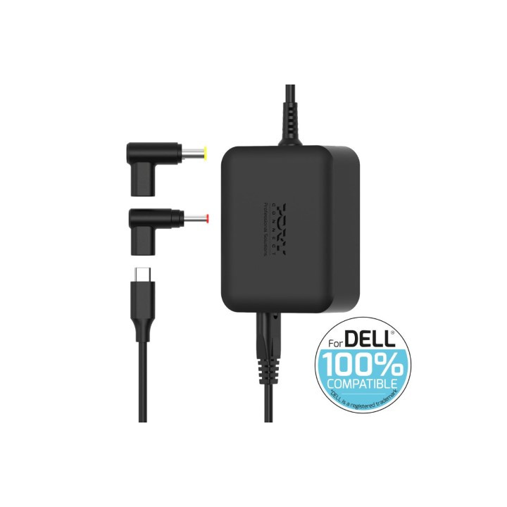 Port ALIMENTATION SECTEUR GAN 100W POUR DELL-2 EMBOUTS