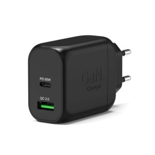 Port CHARGEUR MURAL GAN 65W - 2 PORTS + CABLE USB-C 2M