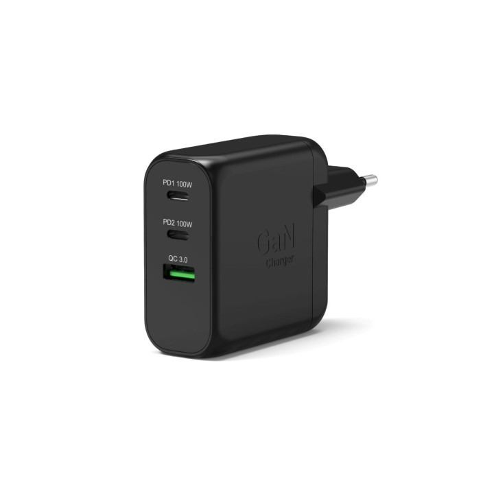 Port CHARGEUR MURAL GAN 100W - 3 PORTS + CABLE USB-C 2M