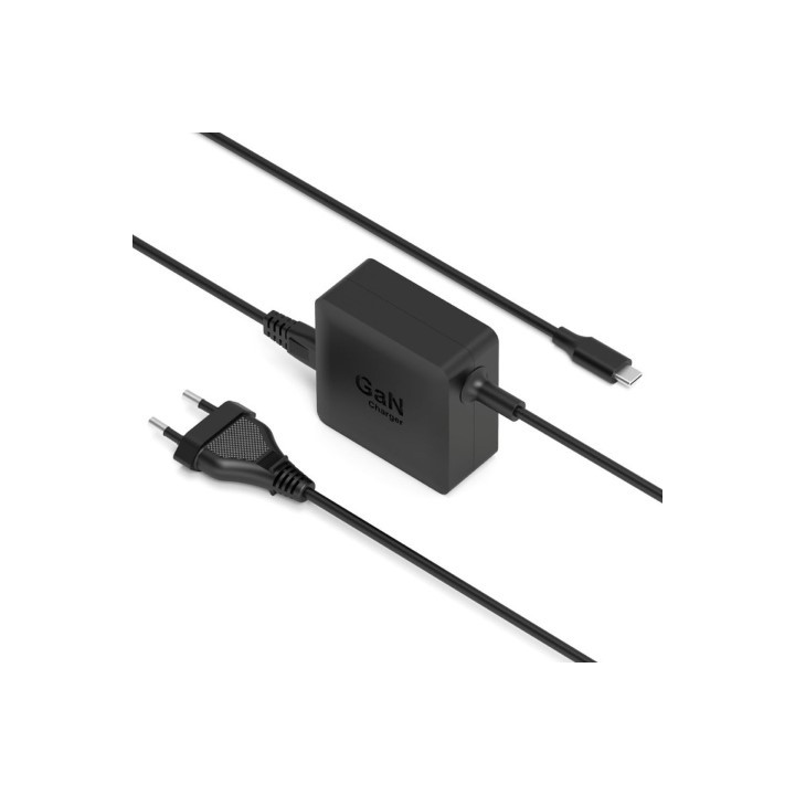 Port ALIMENTATION GAN 65W POUR DELL - 2 EMBOUTS - NOIR