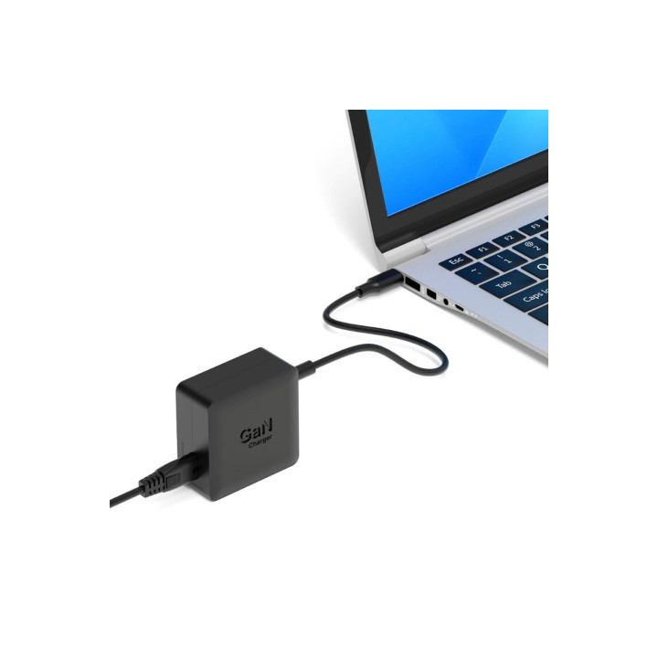 Port ALIMENTATION GAN 65W POUR DELL - 2 EMBOUTS - NOIR