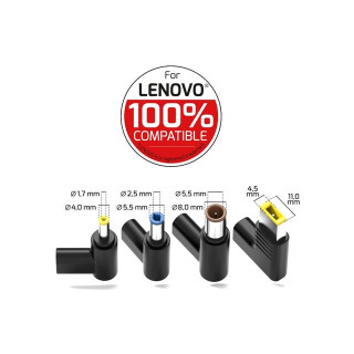 Port ALIMENTATION SECTEUR GAN 100W LENOVO - 4 EMBOUTS