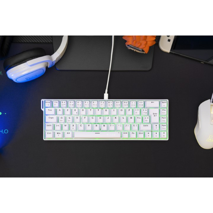 The G-LAB KEYZ TITANIUM HE - FILAIRE - BLANC