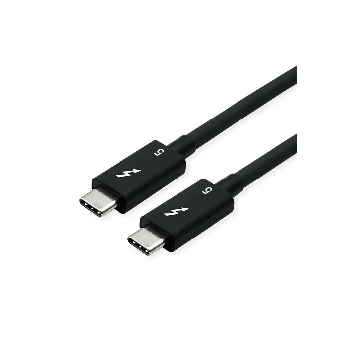 Roline CABLE THUNDERBOLTA 5 USB-C MALE/MALE - 1M - NOIR