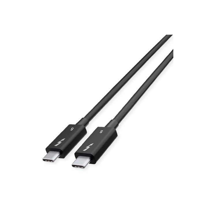 Roline CABLE THUNDERBOLTA 5 USB-C MALE/MALE - 1M - NOIR