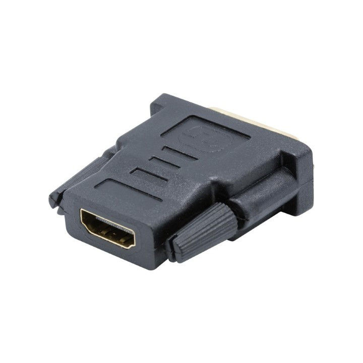 Generique ADAPTATEUR HDMI VERS DVI 24+1 FEMELLE/MALE - NOIR