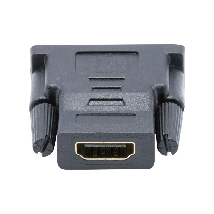 Generique ADAPTATEUR HDMI VERS DVI 24+1 FEMELLE/MALE - NOIR