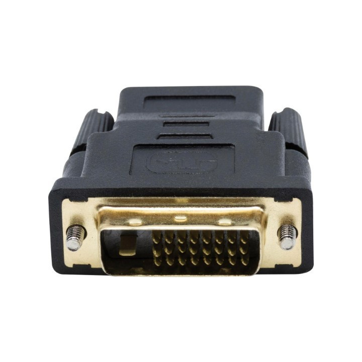 Generique ADAPTATEUR HDMI VERS DVI 24+1 FEMELLE/MALE - NOIR
