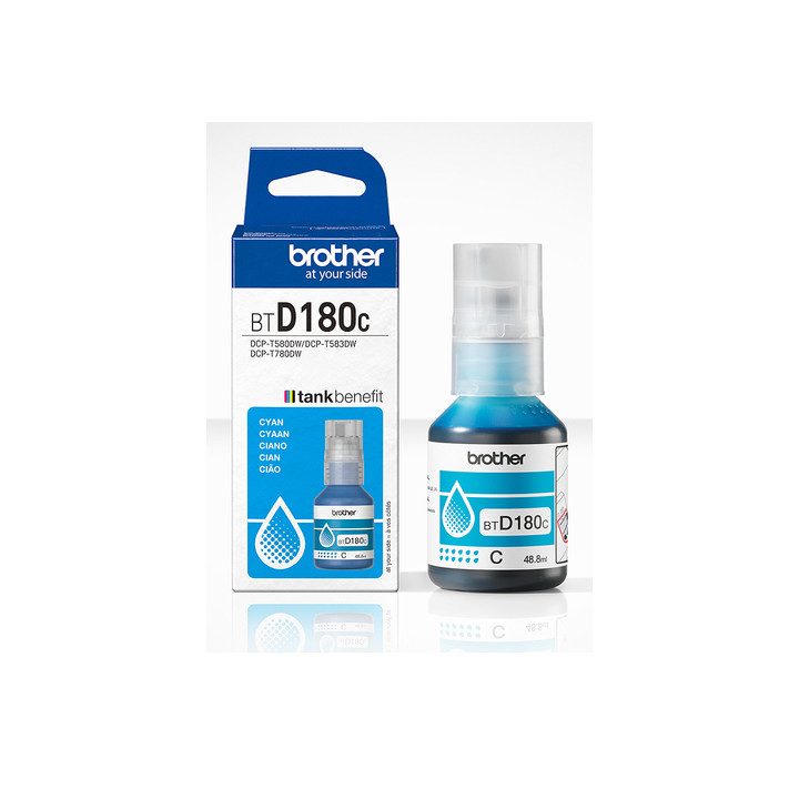 Brother CARTOUCHE D'ENCRE BTD180C - CYAN
