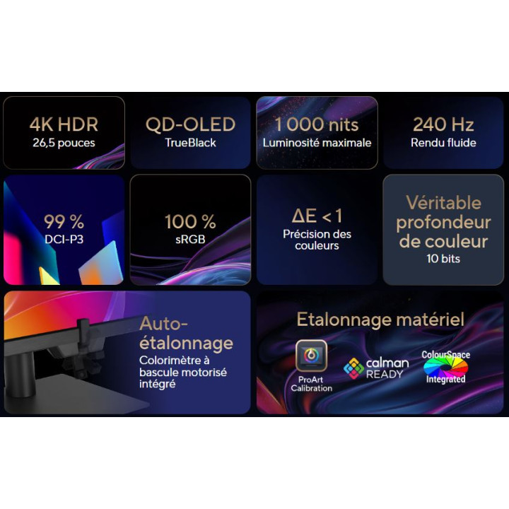 Asus PA27USD 26.5OLED 4K/240HZ/0.1MS/ADAPTIVESYNC
