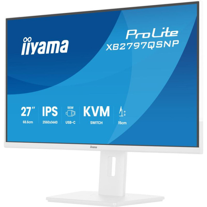 Iiyama XB2797QSNP-W1 27QHD/75HZ/IPS/1MS/PIVOT/ADAPT.SYNC