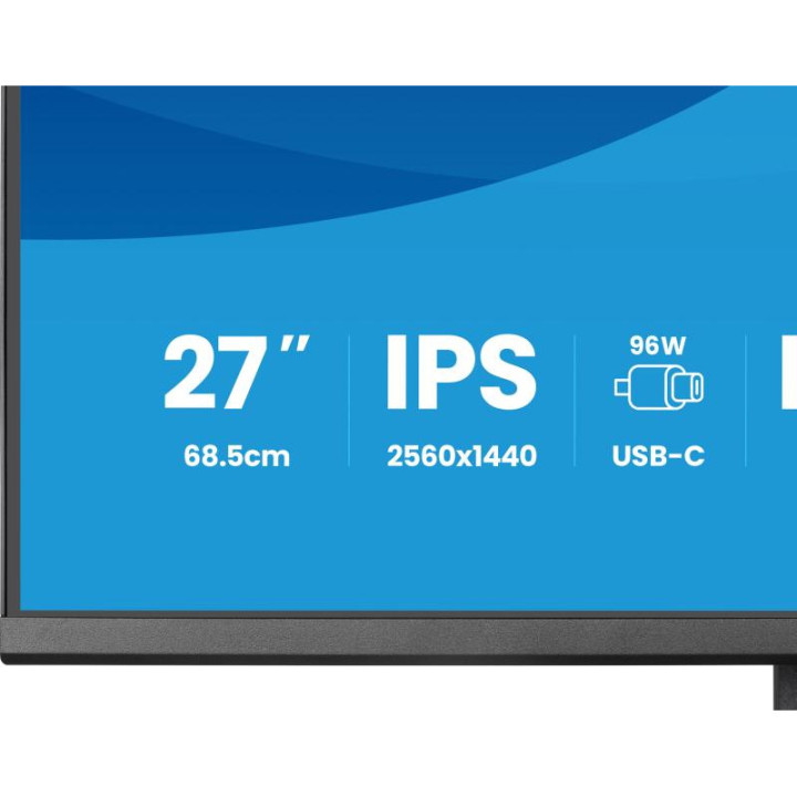 Iiyama XB2797QSNPH-B1 27QHD/75HZ/IPS/PIVOT/CAM/USB-C 96W