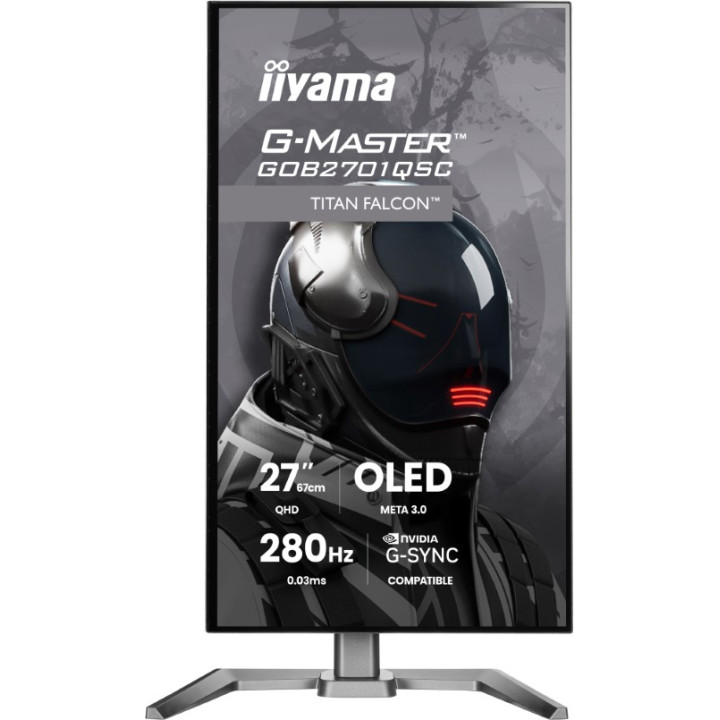 Iiyama 27 TANDEM WOLED QHD 280HZ/USB-C 65W/PIVOT/G-SYNC