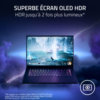 Razer BLADE 16 16OLED 2.5K/U9 386H/5090/32GO/2TO/W11