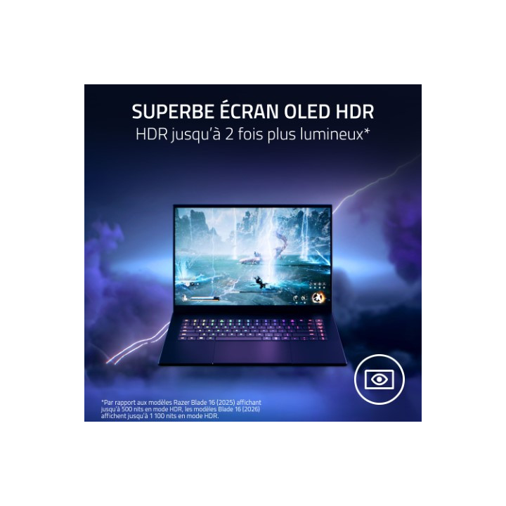 Razer BLADE 16 16OLED 2.5K/U9 386H/5090/32GO/2TO/W11