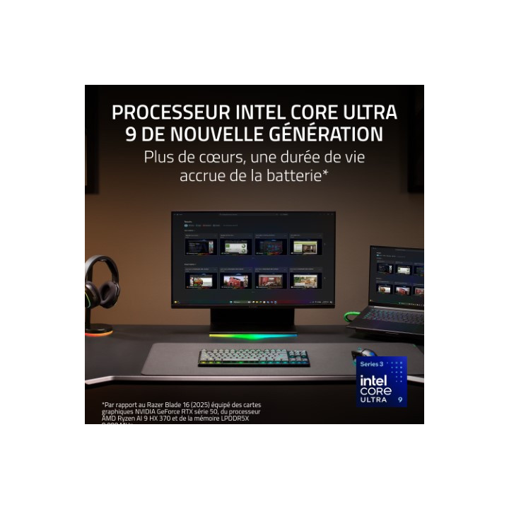 Razer BLADE 16 16OLED 2.5K/U9 386H/5090/64GO/2TO/W11