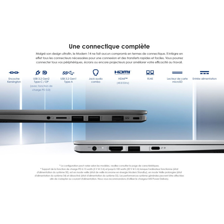 MSI MODERN 14FHD/C5-120U/16G/512G/CLAVIER RETRO/W11P
