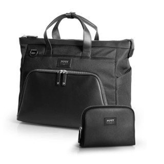 Port SAC A MAIN ET POCHETTE MUSE SIGNATURE - 16 - NOIR