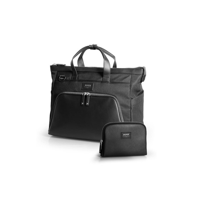 Port SAC A MAIN ET POCHETTE MUSE SIGNATURE - 16 - NOIR