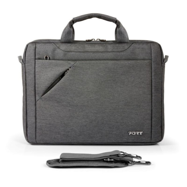 Port SAC A MAIN ET POCHETTE MUSE SIGNATURE - 16 - NOIR