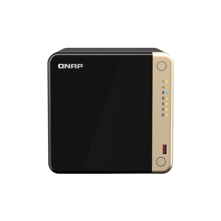 QNAP TS-464 NAS TOWER INTEL CELERON N5095 8 GO DDR4 0 TO QNAP QTS NOIR 