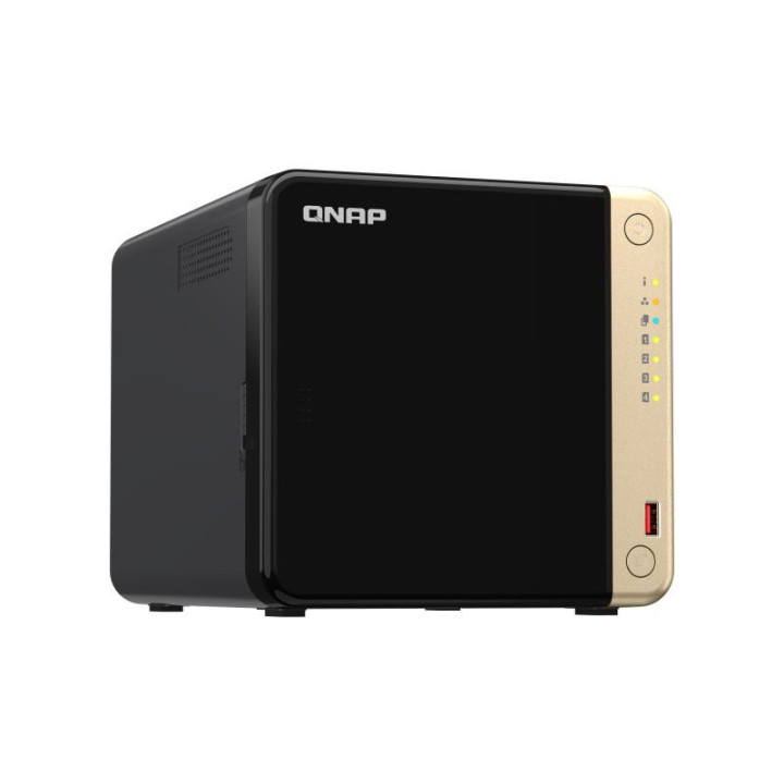 QNAP TS-464 NAS TOWER INTEL CELERON N5095 8 GO DDR4 0 TO QNAP QTS NOIR 