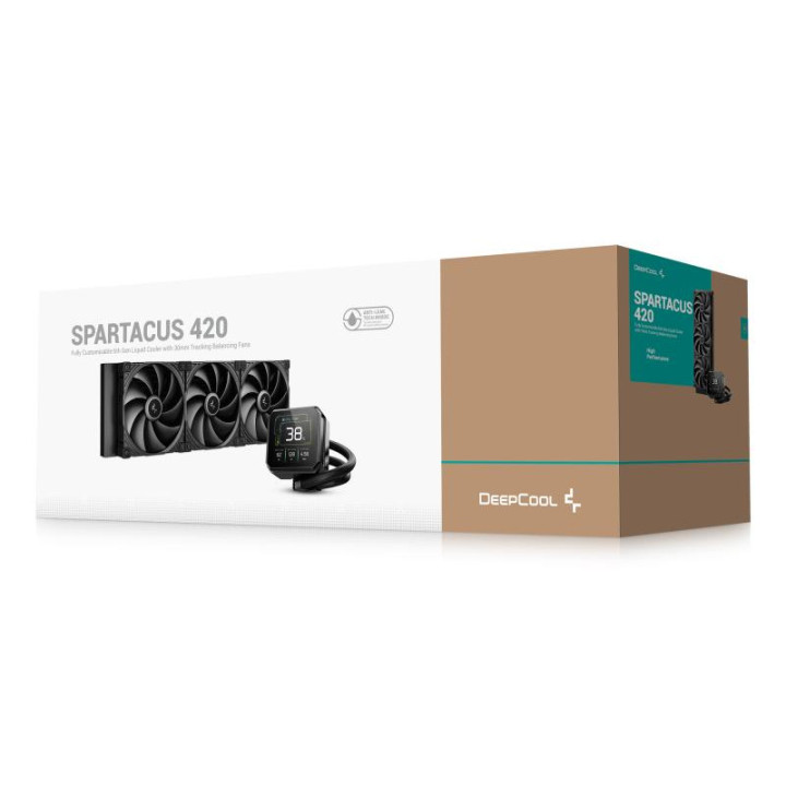 DEEPCOOL SPARTACUS 420 PROCESSEUR KIT DE REFROIDISSEMENT DU LIQUIDE 14 CM NOIR 