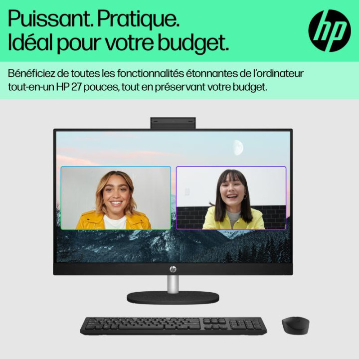 HP ALL-IN-ONE 27-CR0076NF PC AMD RYZEN? 7 7730U 68.6 CM (27) 1920 X 1080 PIXELS 32 GO DDR4-SDRAM 1 TO SSD WINDOWS 11 HOME WI-FI 