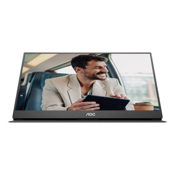 AOC 16T20E2 TELEVISEUR ET MONITEUR PORTABLES MONITEUR PORTABLE NOIR 39.6 CM (15.6) LED 1920 X 1080 PIXELS 