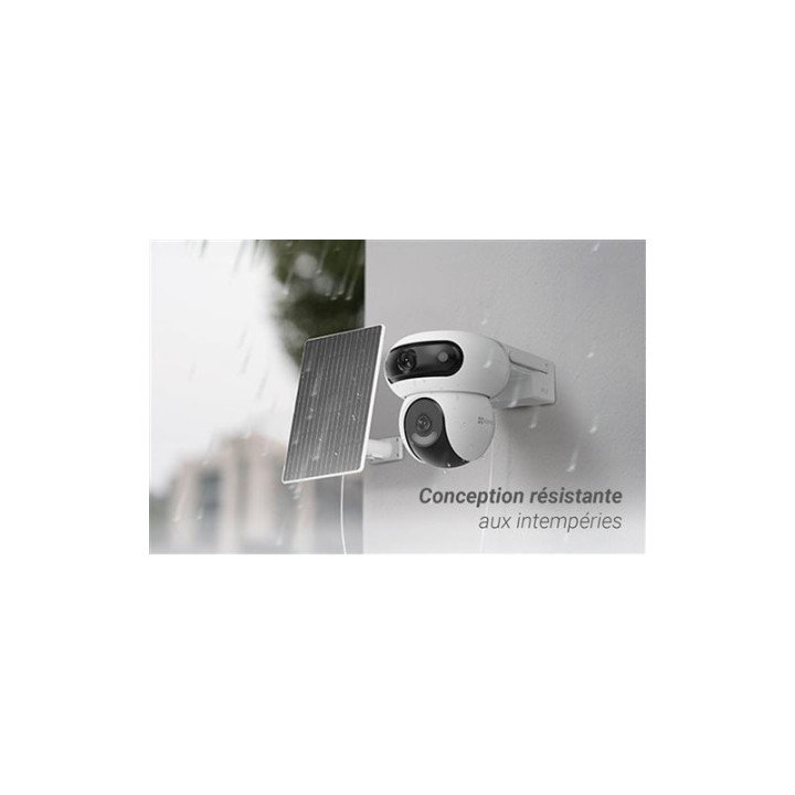 EZVIZ HB90X 4G & WIFI KIT - CAMERA 4G A DOUBLE OBJECTIF AVEC ENREGISTREMENT CONT 