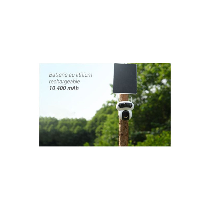 EZVIZ HB90X 4G & WIFI KIT - CAMERA 4G A DOUBLE OBJECTIF AVEC ENREGISTREMENT CONT 