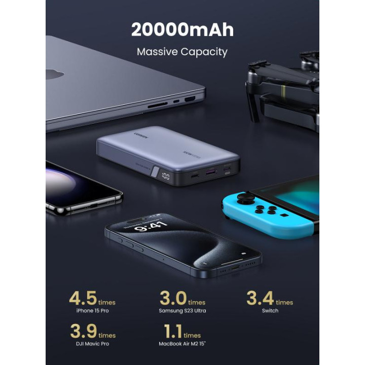 UGREEN BATTERIE EXT 20000MAH 100W *25188 