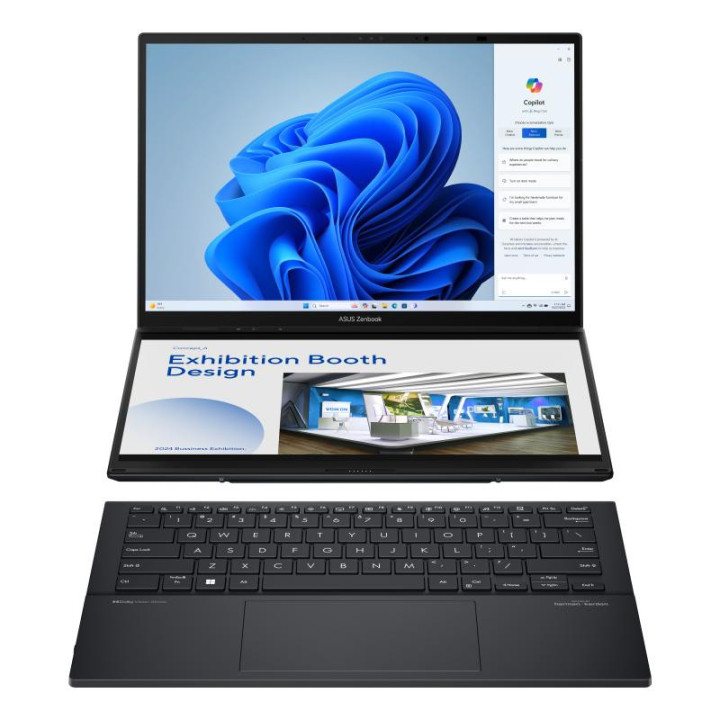 ASUS ZENBOOK DUO UX8406CA-ISCQL302X INTEL CORE ULTRA 9 285H HYBRIDE (2-EN-1) 35.6 CM (14) ECRAN TACTILE WUXGA 32 GO LPDDR5X-SDRA