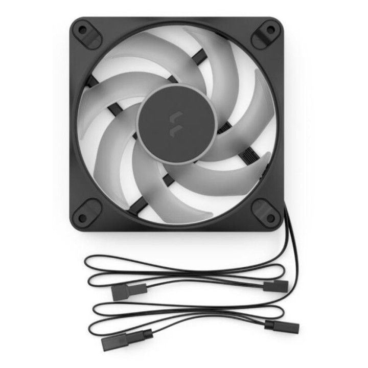 FRACTAL DESIGN DYNAMIC 3 ? 12 3-PACK BLACK RGB BOITIER PC VENTILATEUR 12 CM NOIR 1 PIECE(S) 