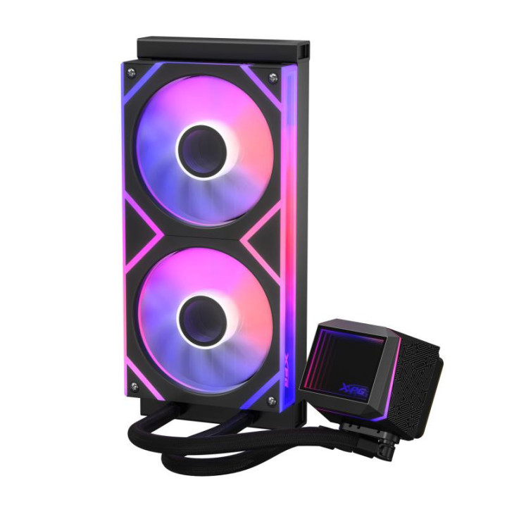 XPG LEVANTE II PROCESSEUR KIT DE REFROIDISSEMENT DU LIQUIDE 12 CM NOIR 